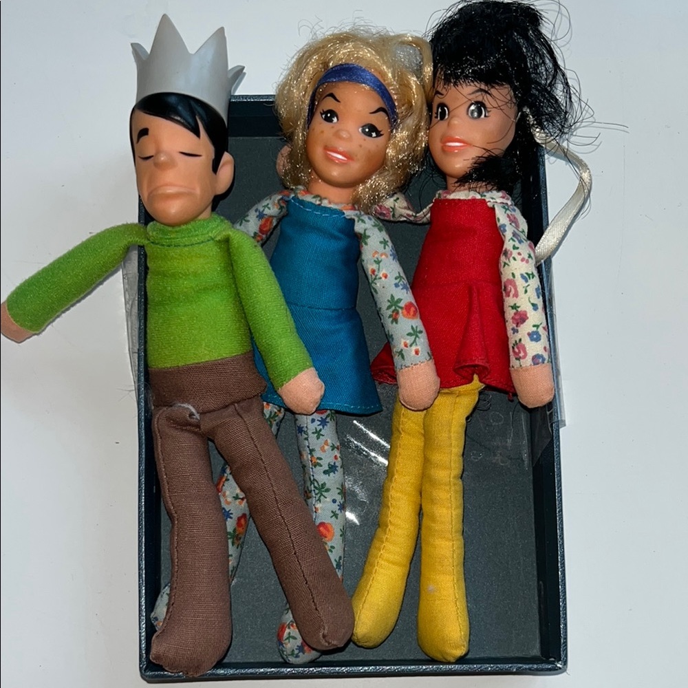 VINTAGE MARX TOYS 1975 LOT 3 ARCHIE & FRIENDS DOLLS: JUGHEAD BETTY VERONICA